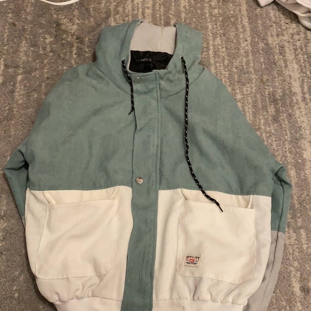 Corduroy Colorblock Sweatshirt